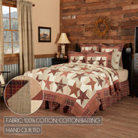 Abilene Star Luxury King Quilt 120Wx105L