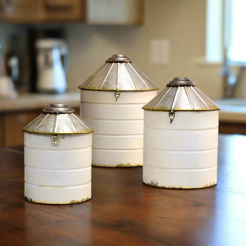 Farmhouse kitchen canisters