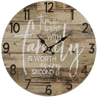 CWI Gifts Time with Family Clock