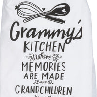Cotton Kitchen Towel - Grammy's Kitchen, 28"x28"