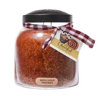 Maple Syrup Pancakes - 34oz Papa Scented Candle Jar with Lid