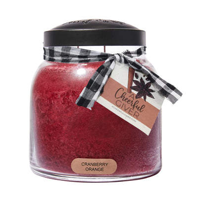 Cranberry Orange Papa Jar Candle 34oz