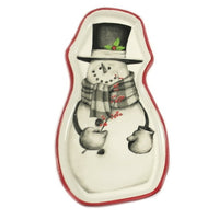 Sketchbook Snowman Ceramic Spoon Rest