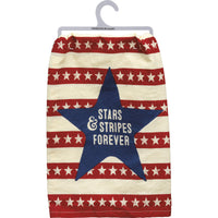 Stars & Stripes Forever Home D������cor Dish Towel, Blue, Red