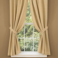 Burlap Curtain Panel