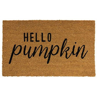 Hello Pumpkin Door Mat From LaughingMooseGifts