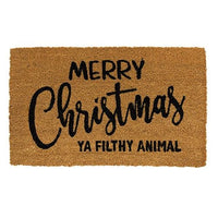 Merry Christmas Ya Filthy Animal Door Mat From LaughingMooseGift