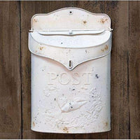 Shabby White Post Box