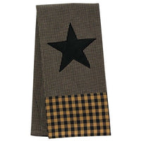 Black Star Dish Towel