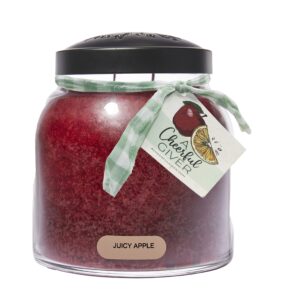 Juicy Apple - 34oz Papa Scented Candle Jar with Lid